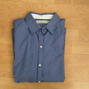 NWT Abercrombie & Fitch striped button down